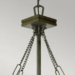 Elstead Lighting Inglenook Pendelleuchte 3-Light Up Tiffany-Stil Bronze E27