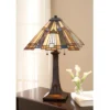 Elstead Lighting Inglenook Tischleuchte 2-Light Tiffany-Stil Bronze E27