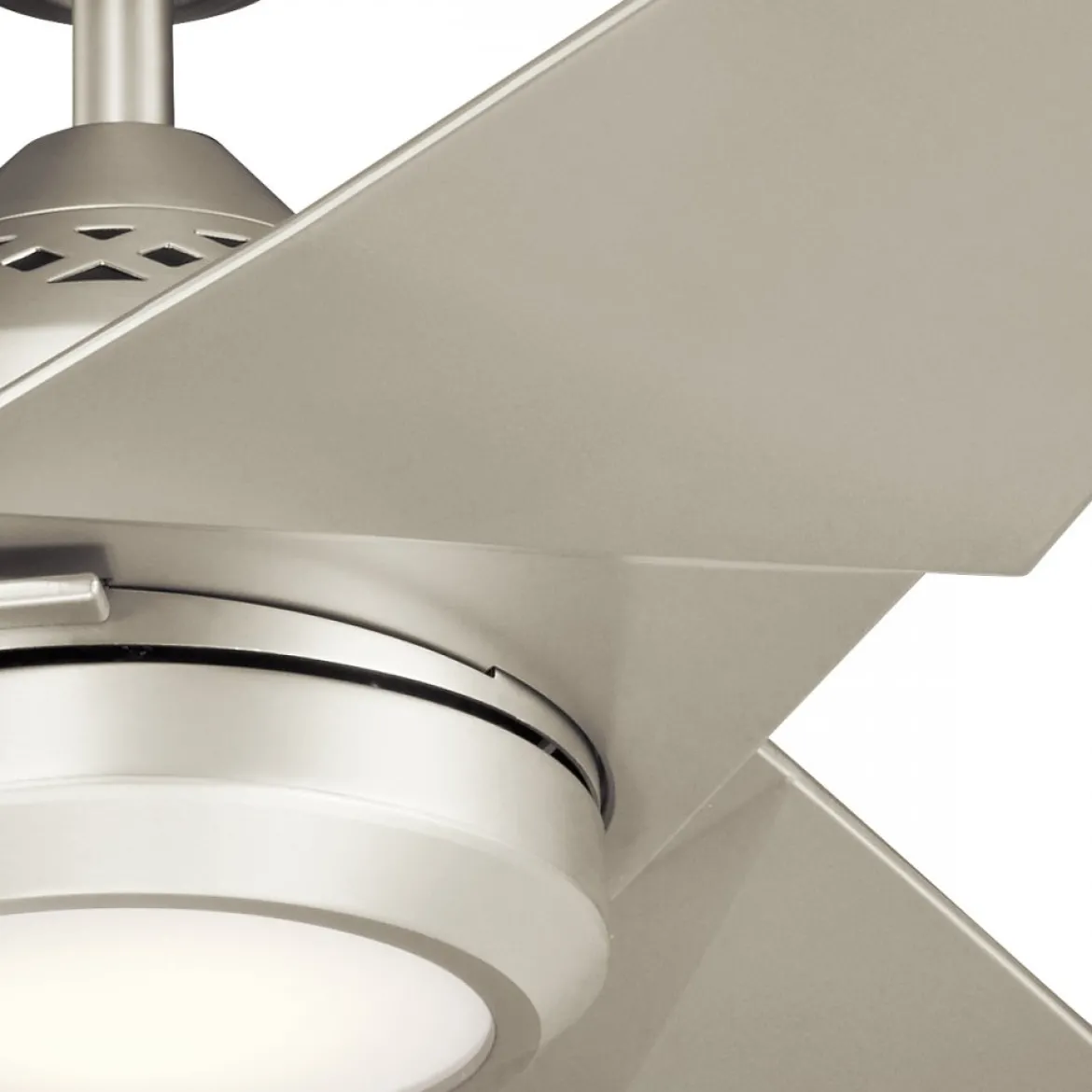 Elstead Lighting Jade Deckenventilator LED Nickel gebürstet