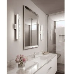 Elstead Lighting Jessie 1-Light Wandleuchte Chrom poliert 2700K 60cm