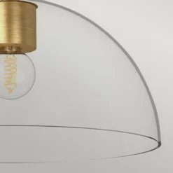 Elstead Lighting Jude Deckenleuchte 1-flammig Gebürstetes Gold