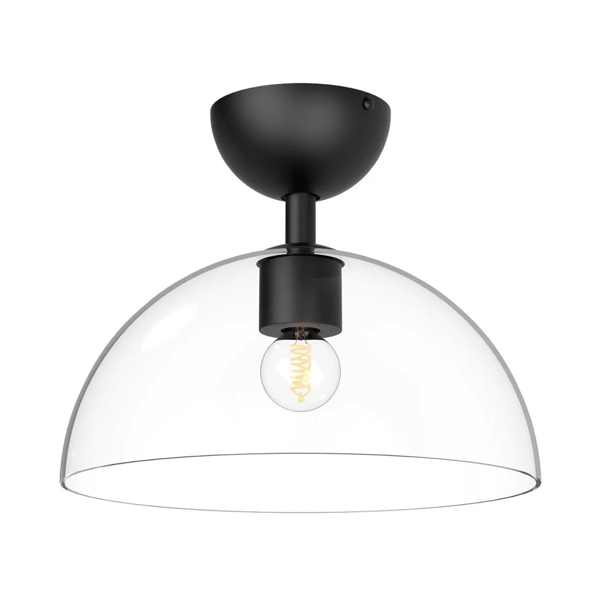 Elstead Lighting Jude Deckenleuchte 1-flammig Schwarz