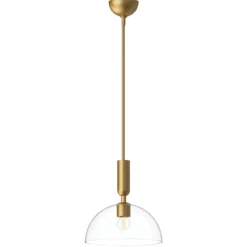 Elstead Lighting Jude Pendelleuchte 1-flammig Gebürstetes Gold
