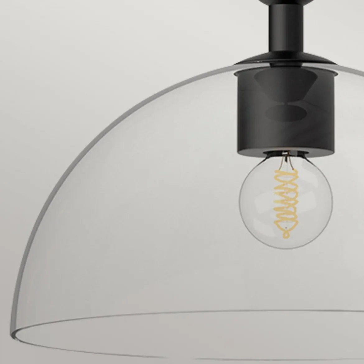 Elstead Lighting Jude Pendelleuchte 1-flammig Mattschwarz