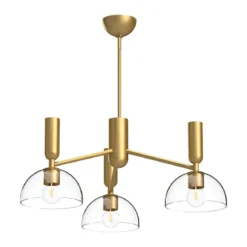 Elstead Lighting Jude Pendelleuchte 3-flammig Gebürstetes Gold