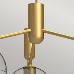Elstead Lighting Jude Pendelleuchte 3-flammig Gebürstetes Gold