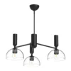 Elstead Lighting Jude Pendelleuchte 3-flammig Schwarz