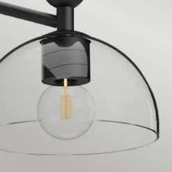 Elstead Lighting Jude Pendelleuchte 3-flammig Schwarz