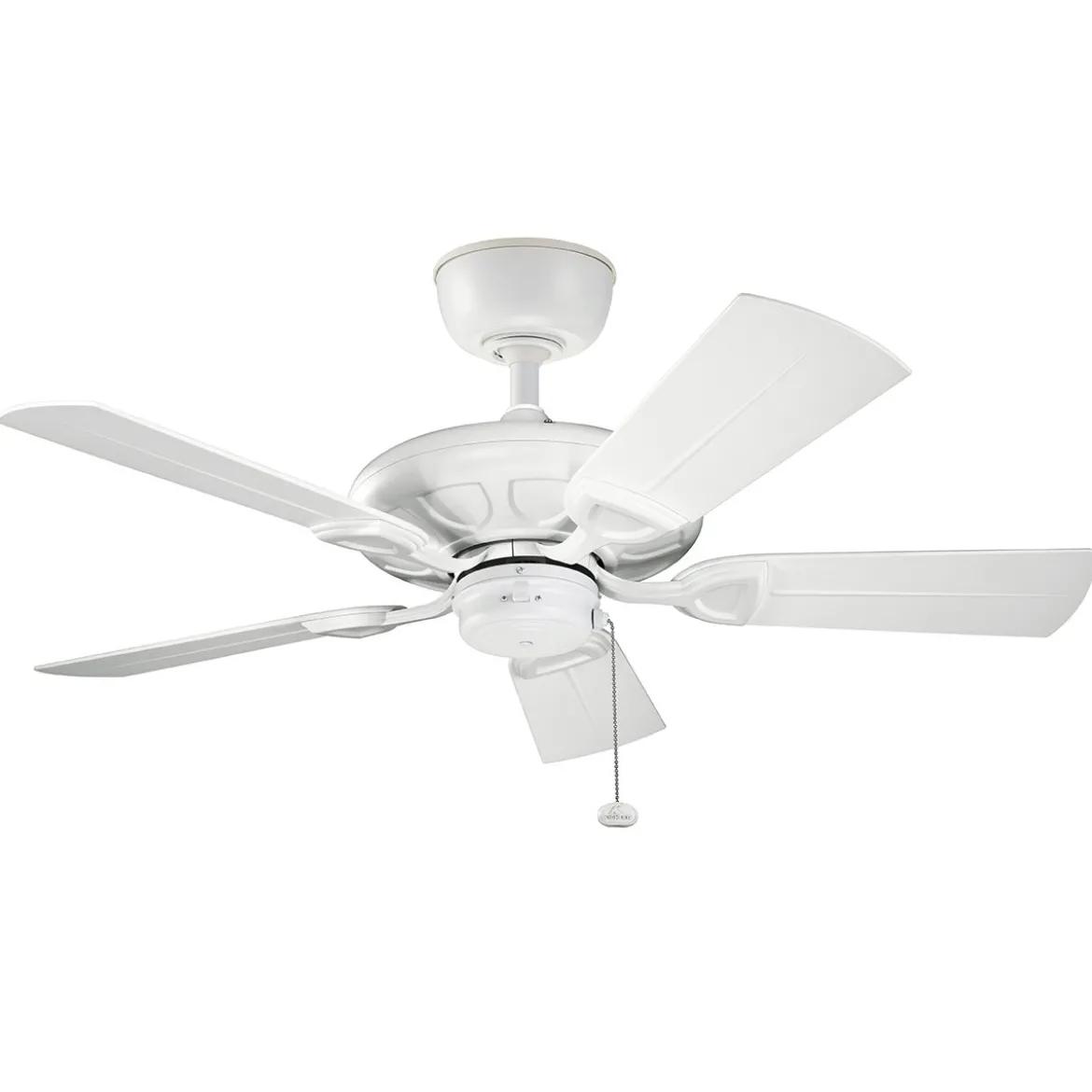 Elstead Lighting Kevlar 107 Deckenventilator Weiß matt