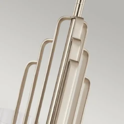 Elstead Lighting Kimrose Kronleuchter 3-Light Nickel poliert Klarglas E14