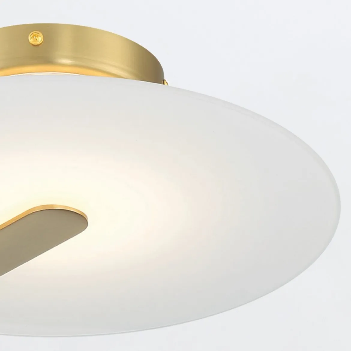 Elstead Lighting LED Decken- und Wandleuchte Nuvola 31cm Gold 3000K
