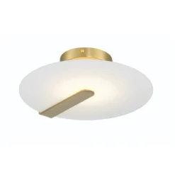 Elstead Lighting LED Decken- und Wandleuchte Nuvola 31cm Gold 3000K