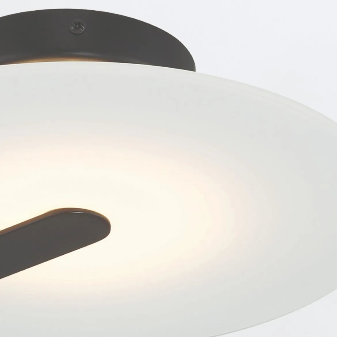 Elstead Lighting LED Decken- und Wandleuchte Nuvola 31cm Mattschwarz 3000K