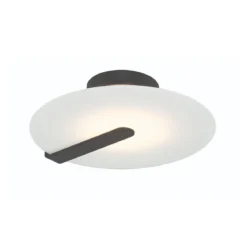 Elstead Lighting LED Decken- und Wandleuchte Nuvola 31cm Mattschwarz 3000K