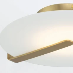 Elstead Lighting LED Decken- und Wandleuchte Nuvola Gold 3000K