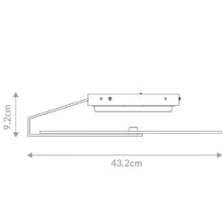 Elstead Lighting LED Decken- und Wandleuchte Nuvola Mattschwarz 3000K
