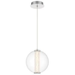 Elstead Lighting LED Pendelleuchte Atomo 1-flammig chrom poliert 3000K