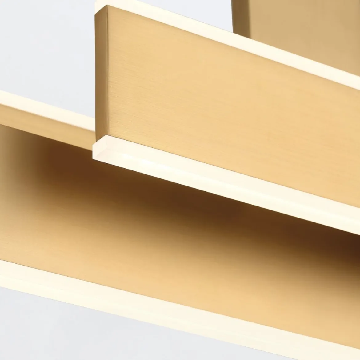 Elstead Lighting LED Pendelleuchte Cameno linear Gold 3000K
