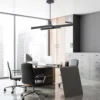 Elstead Lighting LED Pendelleuchte Cameno linear Mattschwarz 3000K