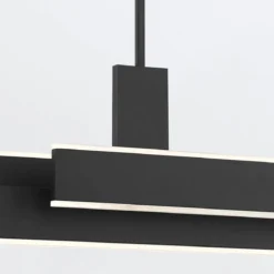 Elstead Lighting LED Pendelleuchte Cameno linear Mattschwarz 3000K