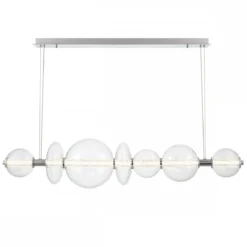 Elstead Lighting LED Pendelleuchte Atomo 7-flammig Chrom poliert 3000K