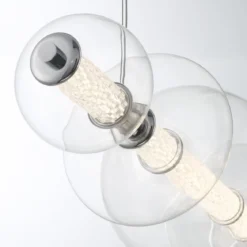 Elstead Lighting LED Pendelleuchte Atomo 7-flammig Chrom poliert 3000K