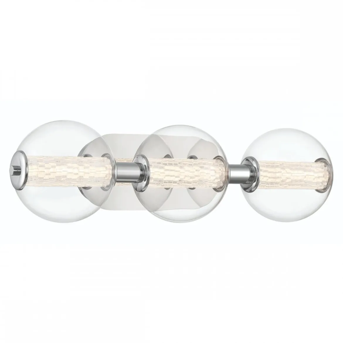 Elstead Lighting LED Wandleuchte Atomo 3-flammig Chrom poliert 3000K