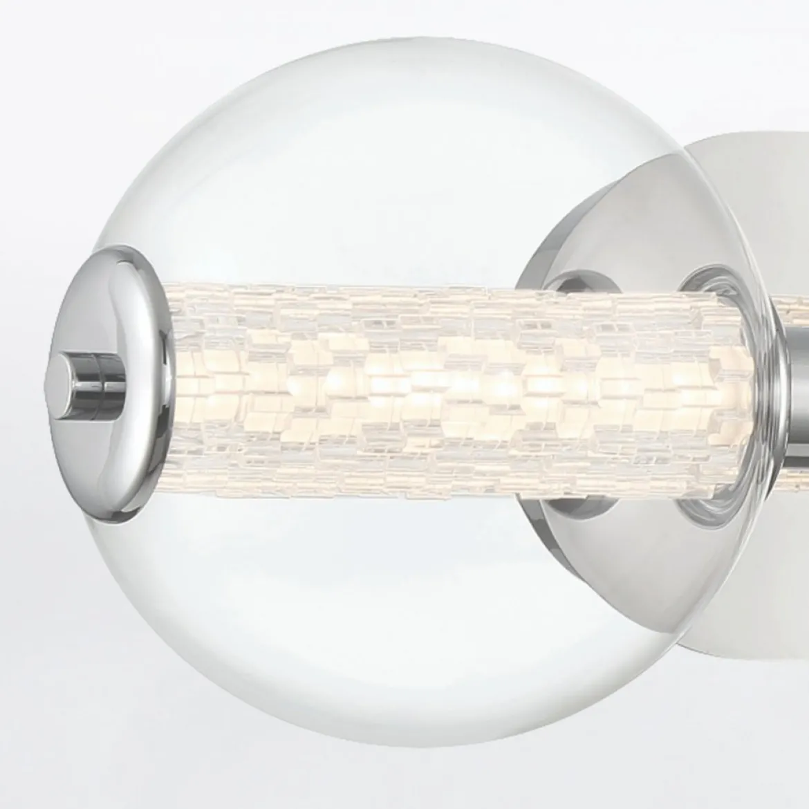 Elstead Lighting LED Wandleuchte Atomo 3-flammig Chrom poliert 3000K