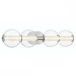 Elstead Lighting LED Wandleuchte Atomo 4-flammig Chrom poliert 3000K