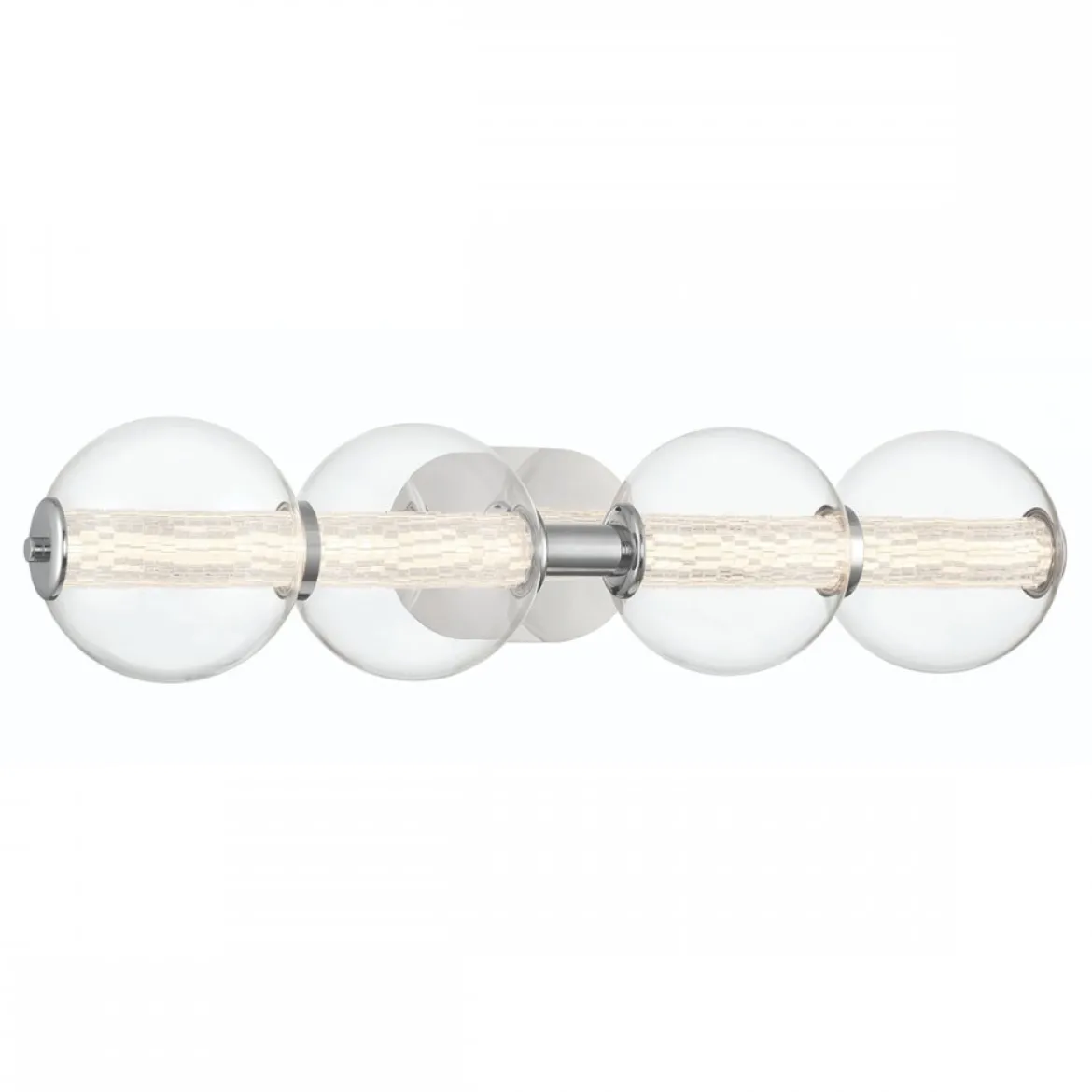 Elstead Lighting LED Wandleuchte Atomo 4-flammig Chrom poliert 3000K