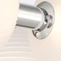Elstead Lighting LED Wandleuchte Palmas 3-flammig 3000K Poliertes Nickel