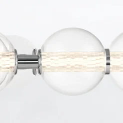 Elstead Lighting LED Wandleuchte Atomo 5-flammig Chrom poliert 3000K