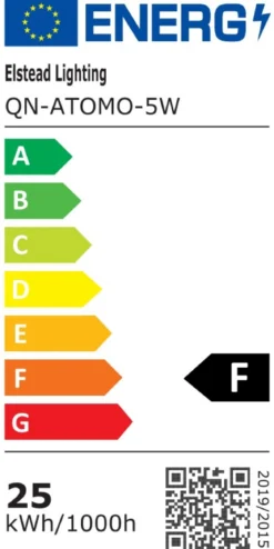 Elstead Lighting LED Wandleuchte Atomo 5-flammig Gold gebürstet 3000K