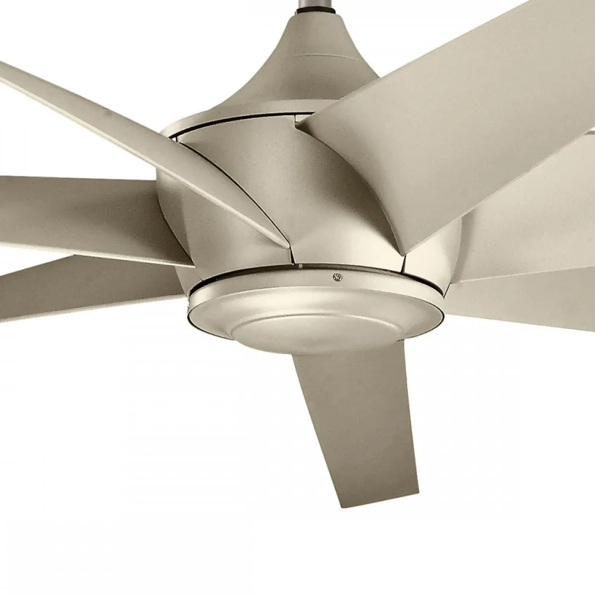Elstead Lighting Lehr Deckenventilator Silber