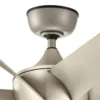 Elstead Lighting Lehr ll Deckenventilator Silber