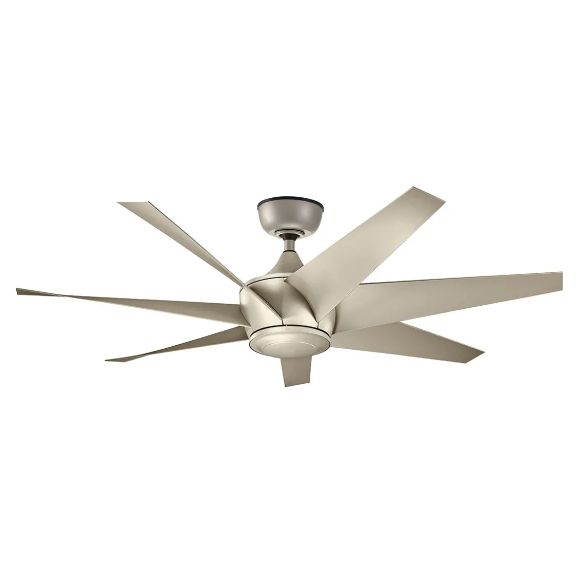Elstead Lighting Lehr ll Deckenventilator Silber