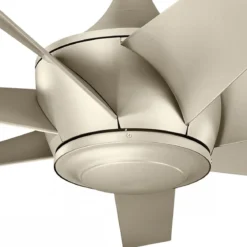 Elstead Lighting Lehr ll Deckenventilator Silber