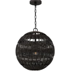 Elstead Lighting Lindendale Pendelleuchte 1-lammig Western Bronze 405mm