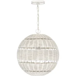Elstead Lighting Lindendale Pendelleuchte 1-flammig Antikweiß 405mm