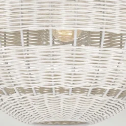 Elstead Lighting Lindendale Pendelleuchte 1-flammig Antikweiß 405mm