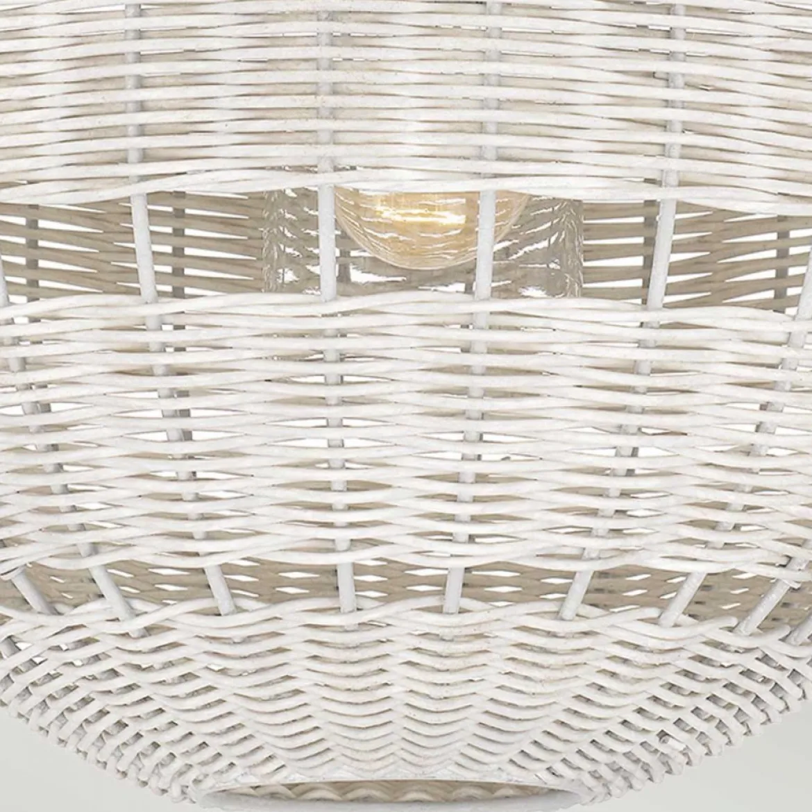 Elstead Lighting Lindendale Pendelleuchte 1-flammig Antikweiß 405mm