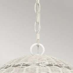 Elstead Lighting Lindendale Pendelleuchte 1-flammig Antikweiß 405mm