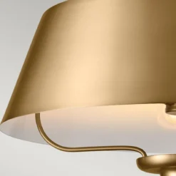 Elstead Lighting Luella Pendelleuchte Duo-Mount 3-Light Messing E14