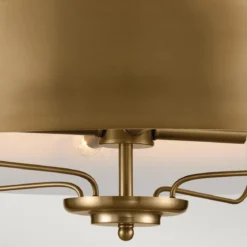 Elstead Lighting Luella Pendelleuchte Duo-Mount 4-Light Messing E14