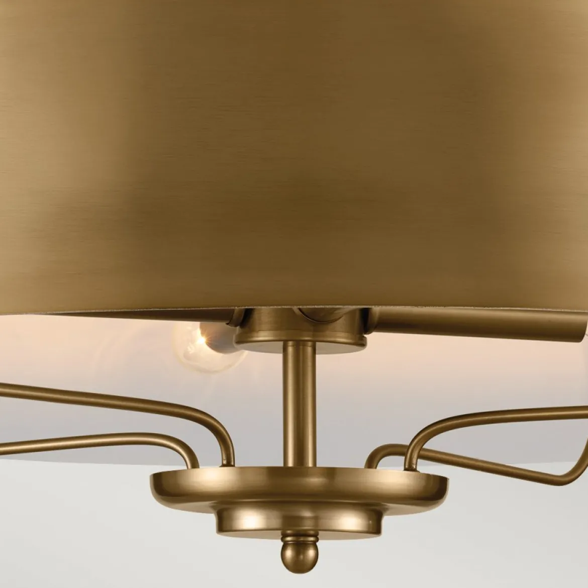 Elstead Lighting Luella Pendelleuchte Duo-Mount 4-Light Messing E14