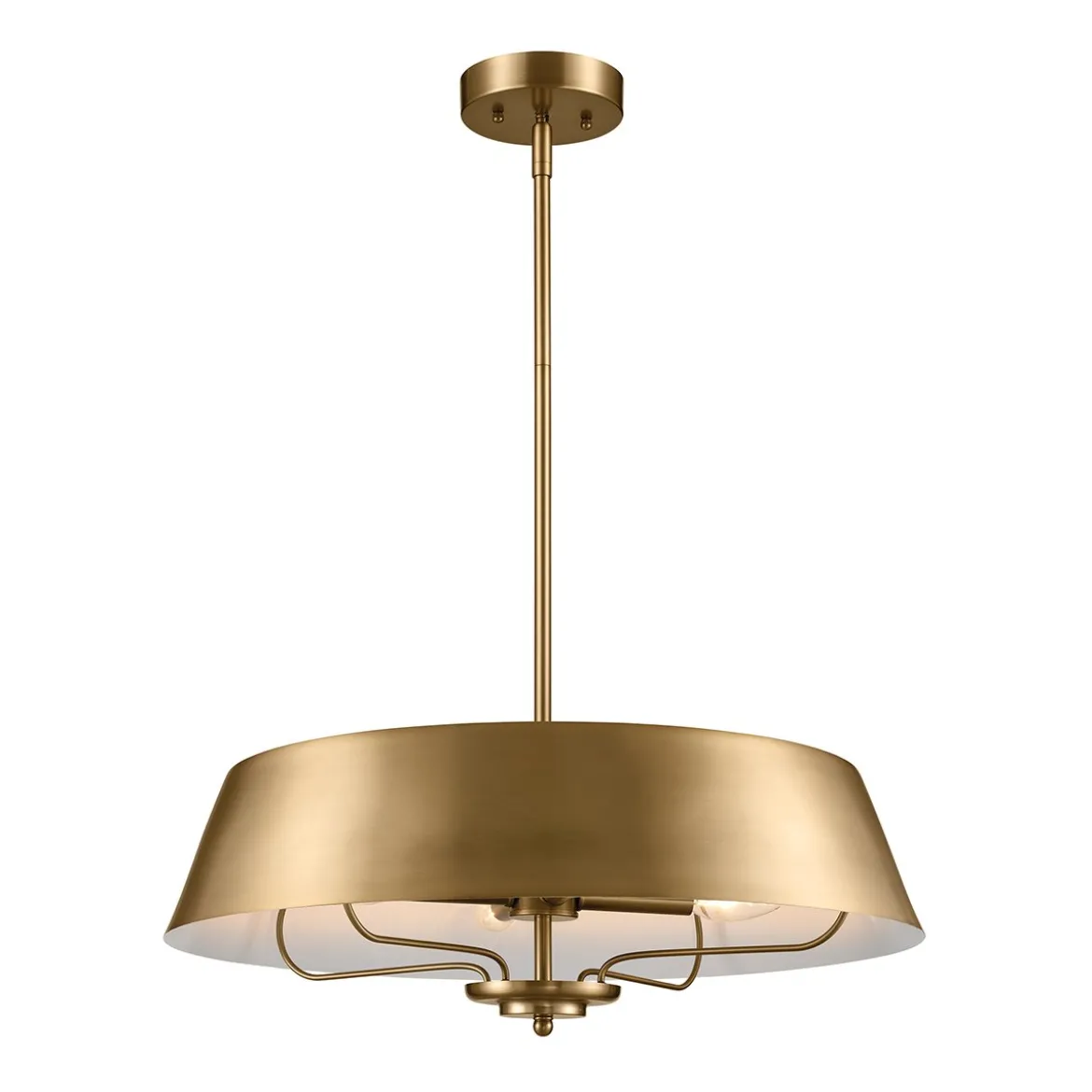 Elstead Lighting Luella Pendelleuchte Duo-Mount 4-Light Messing E14