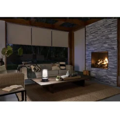 Elstead Lighting Lyndon Portable Bluetooth Speaker Lantern - EU Plug schwarz IP44