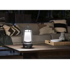 Elstead Lighting Lyndon Portable Bluetooth Speaker Lantern - EU Plug schwarz IP44