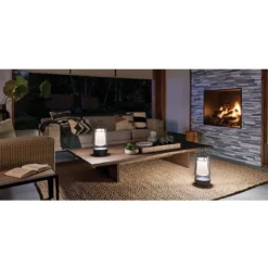 Elstead Lighting Lyndon Portable Bluetooth Speaker Lantern - EU Plug schwarz IP44