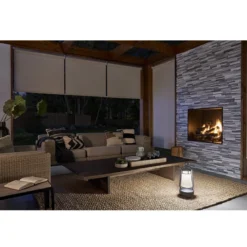Elstead Lighting Lyndon Portable Bluetooth Speaker Lantern - EU Plug schwarz IP44